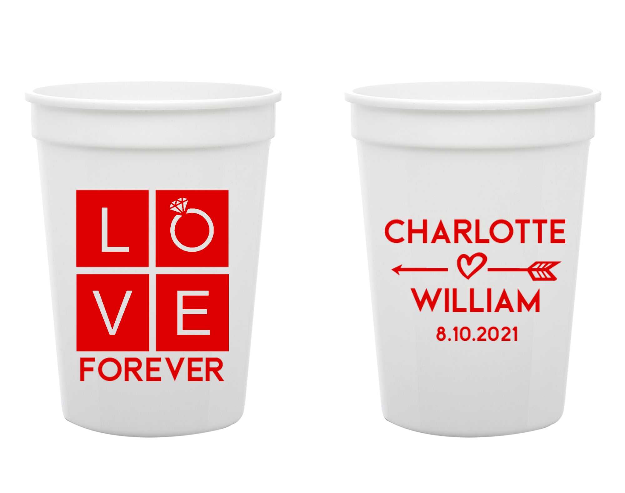 Love Forever Wedding Stadium Cups (92)