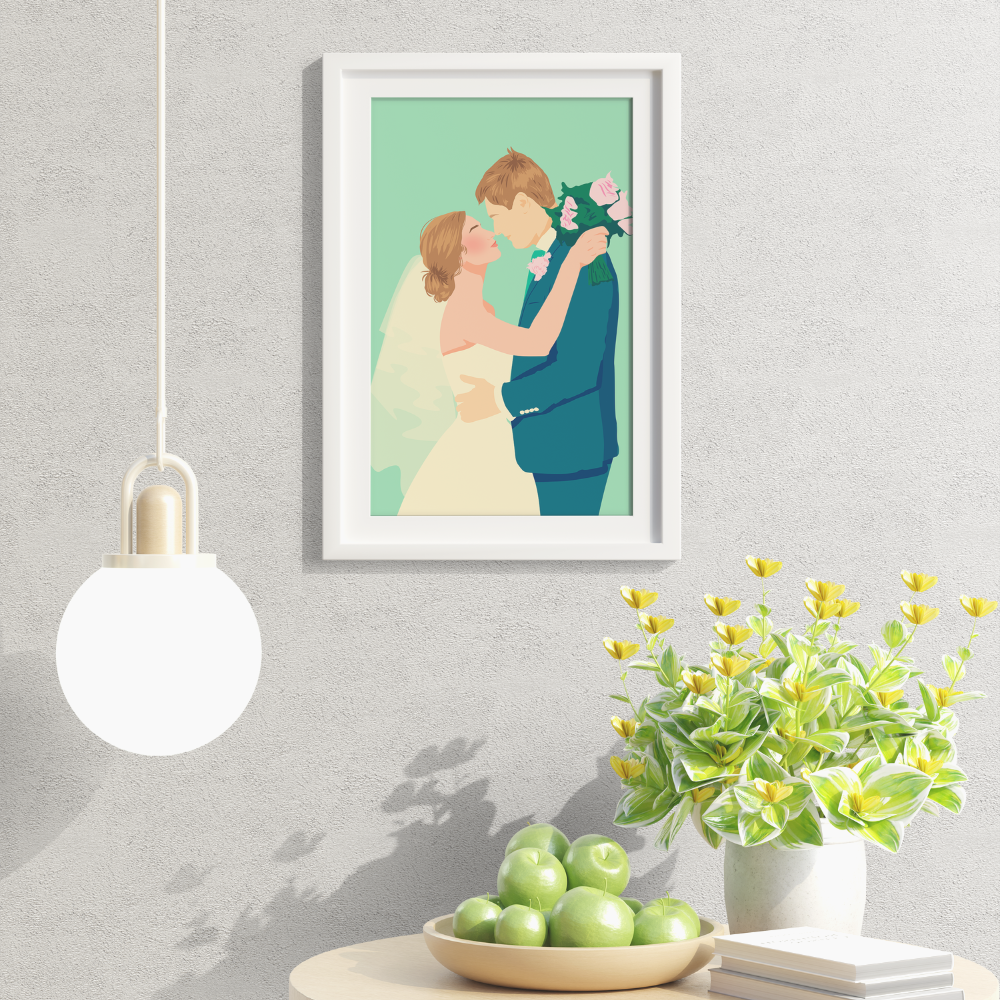 Faceless Wedding Poster