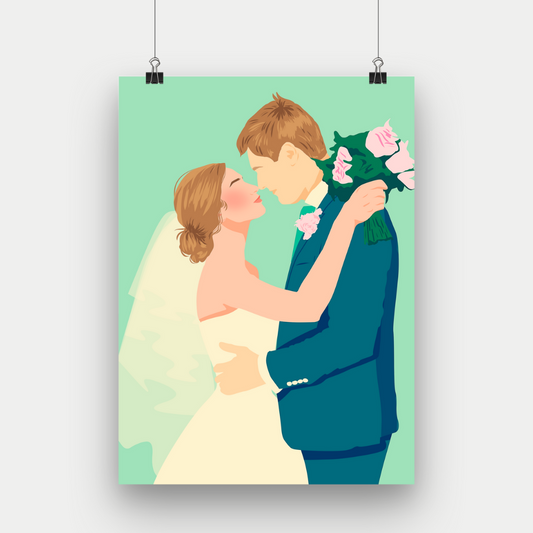 Faceless Wedding Poster