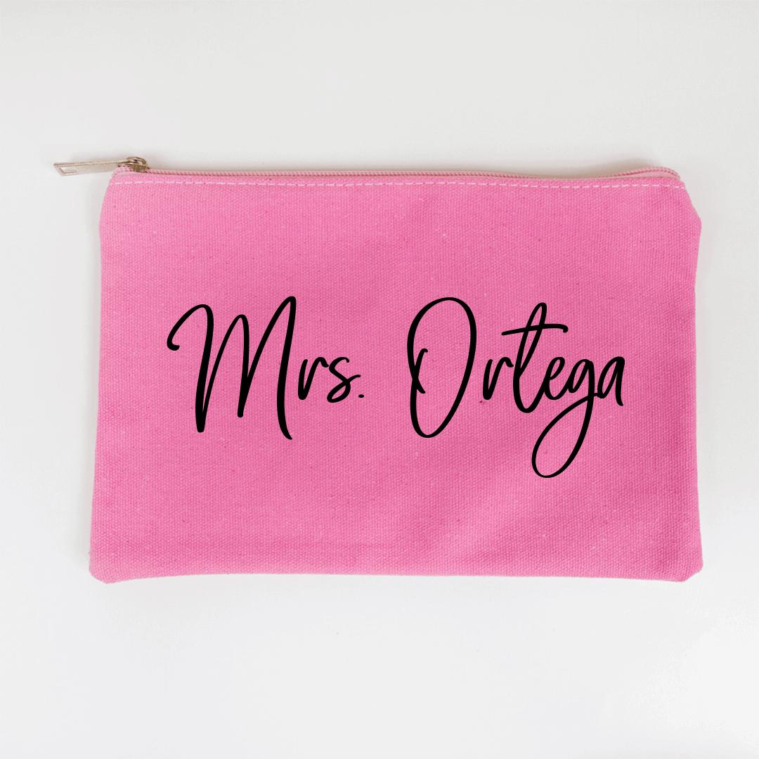 Custom Mrs. Ortego Makeup Bag