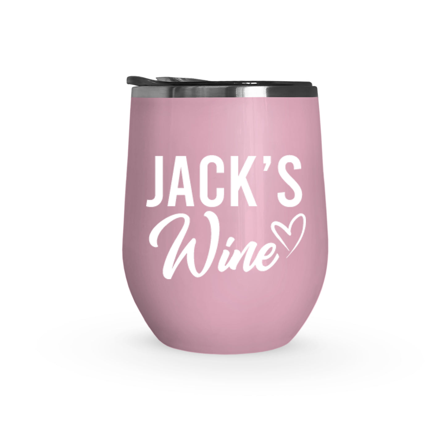 Bride's Mine, Jack's Mine Wedding Wine Tumblers