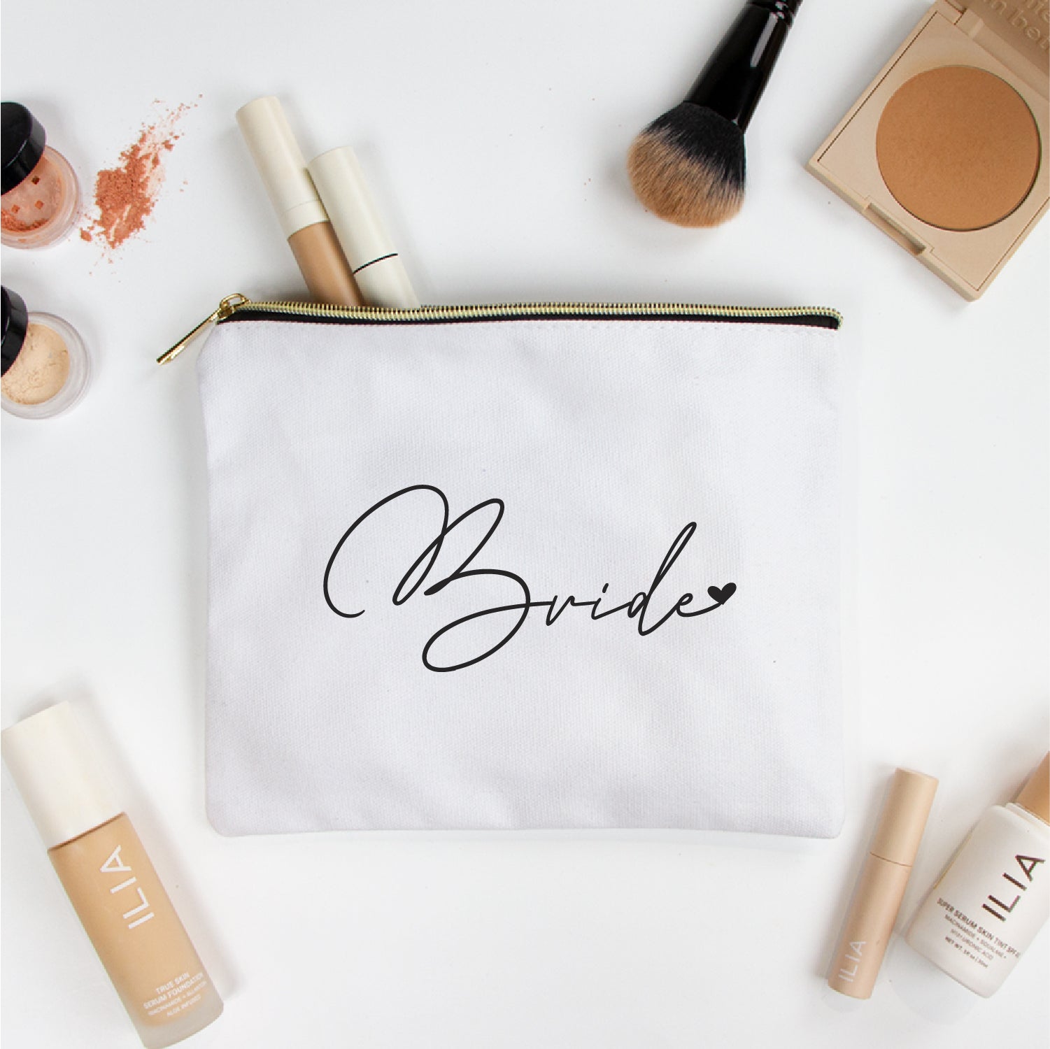 Bride Heart Style Makeup Bag