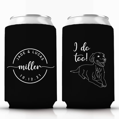 I Do Too (Pet Dog) Wedding Can Cooler Favors (72)