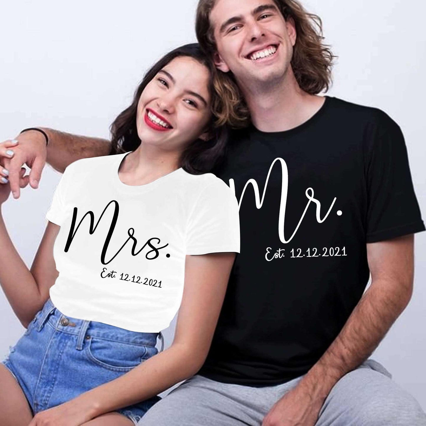 Personalized Mr. and Mrs. T-Shirts (240)