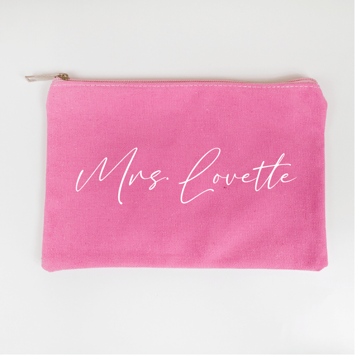 Mrs. Lovette Custom Makeup Bag