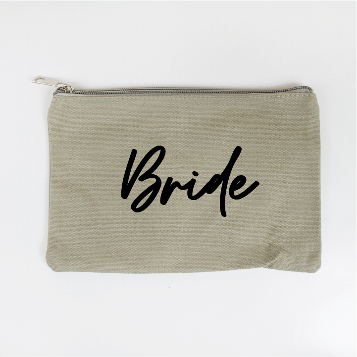8 Piece Set | Bride Tribe Bridesmaid Gifts Bags, Canvas Makeup Bags Cosmetic  Clutch & Purse | Bachelorette Party Favors | Bridesmaid Proposal Box for Wedding  Bridal Shower (Turquoise) – Heather & Willow