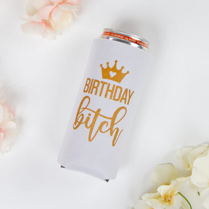 Birthday Girl Slim Koozies