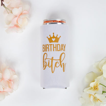 Birthday Girl Slim Koozies