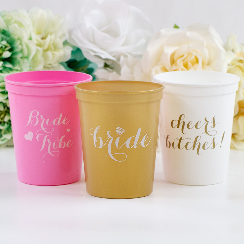 Bride, Cheers Bitches, Bride Tribe Stadium Cups