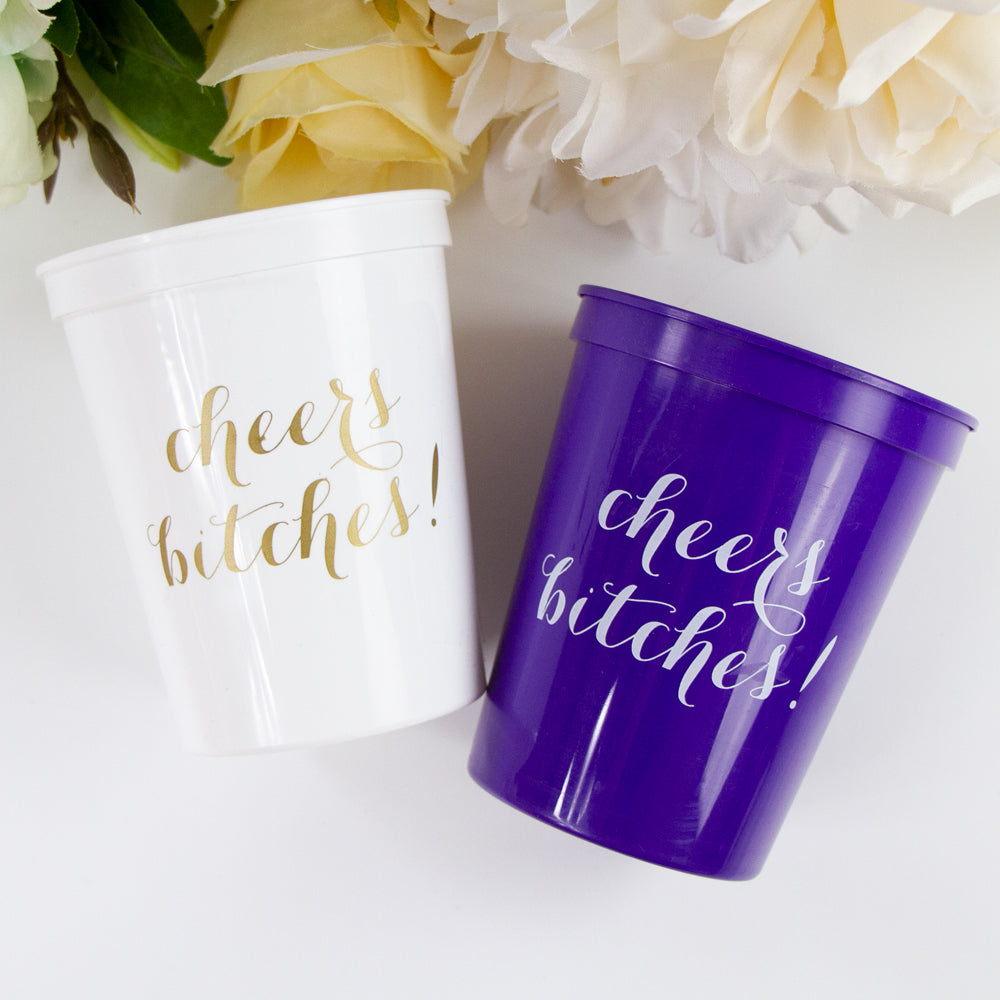 Bride, Cheers Bitches, Bride Tribe Stadium Cups