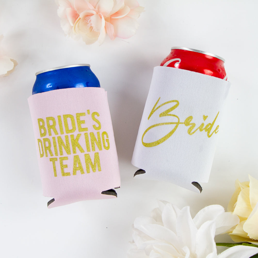 Bride's Drinking Team Can Coolers