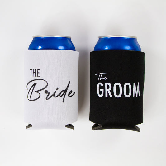The Bride, The Groom Can Coolers