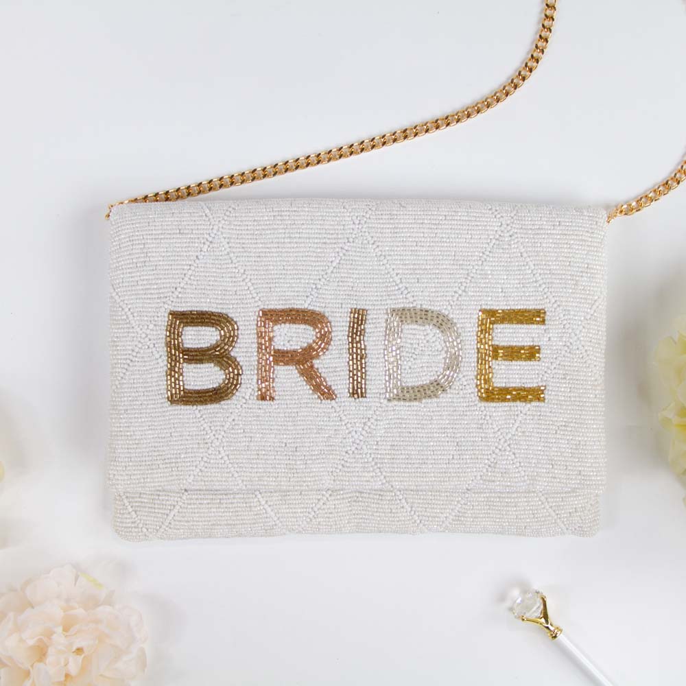 Top 1 Gorgeous Bridal Purse For Her - Peach Color | Everlasting Memories