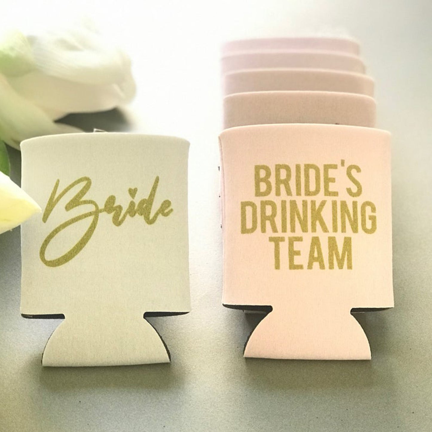 Bride's Drinking Team Koozie