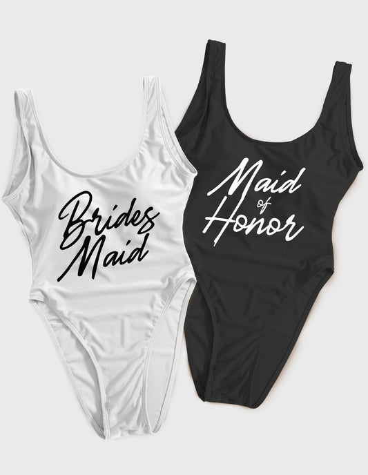 Maid of Honor Bride Swimsuit