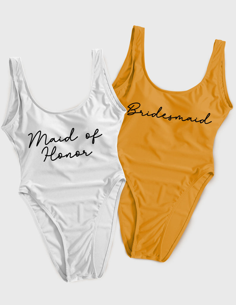 Bride, Bridesmaid, & Maid of Honor (82) Swimsuit