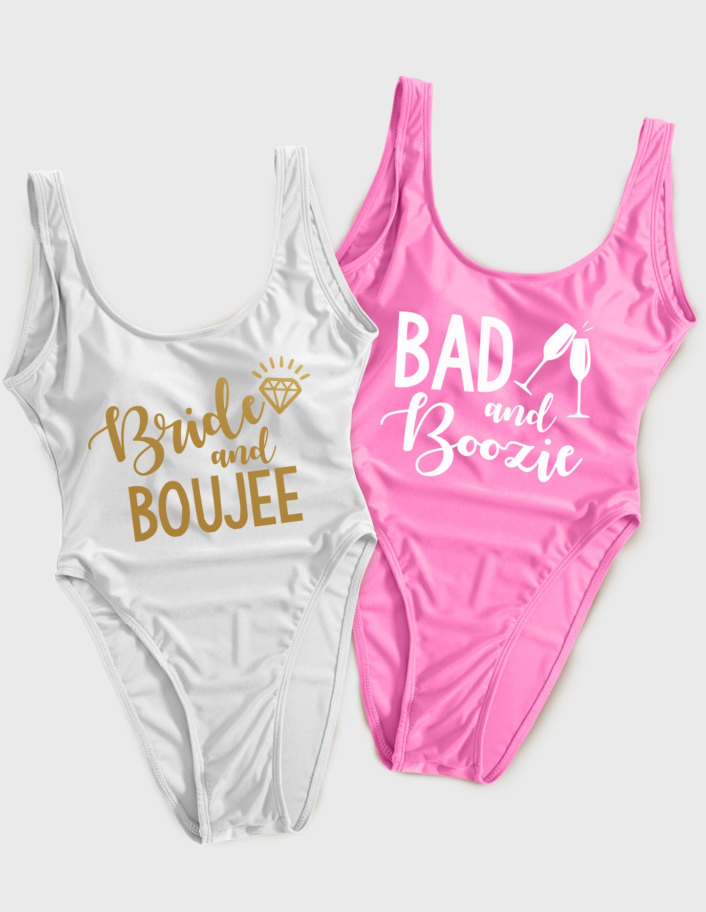 Bride and Boujee & Bad and Boozie Bride Swimsuit