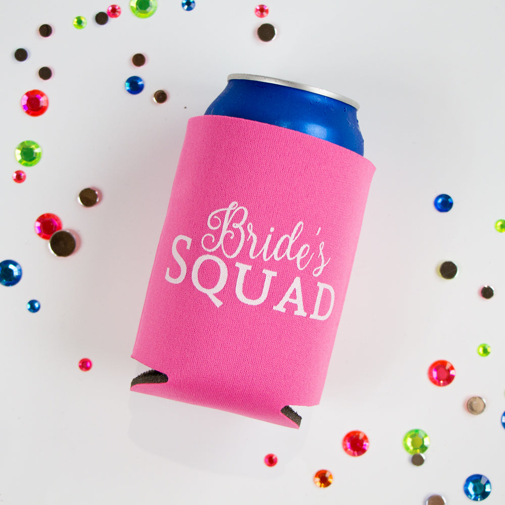 Bride's Squad Can Coolers