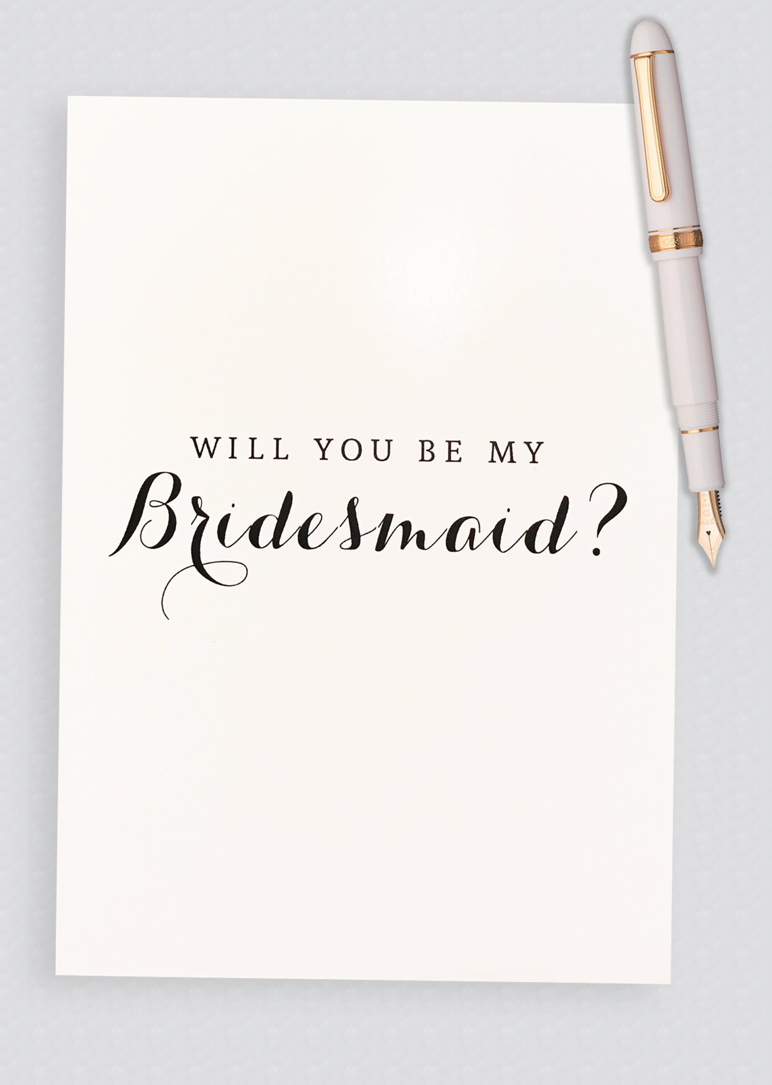 Will You Be My Bridesmaid? Proposal Card - B