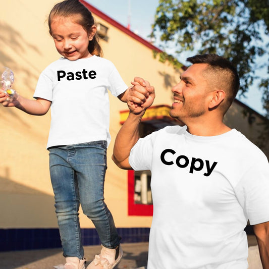 Copy Paste Daddy and Daughter Tees