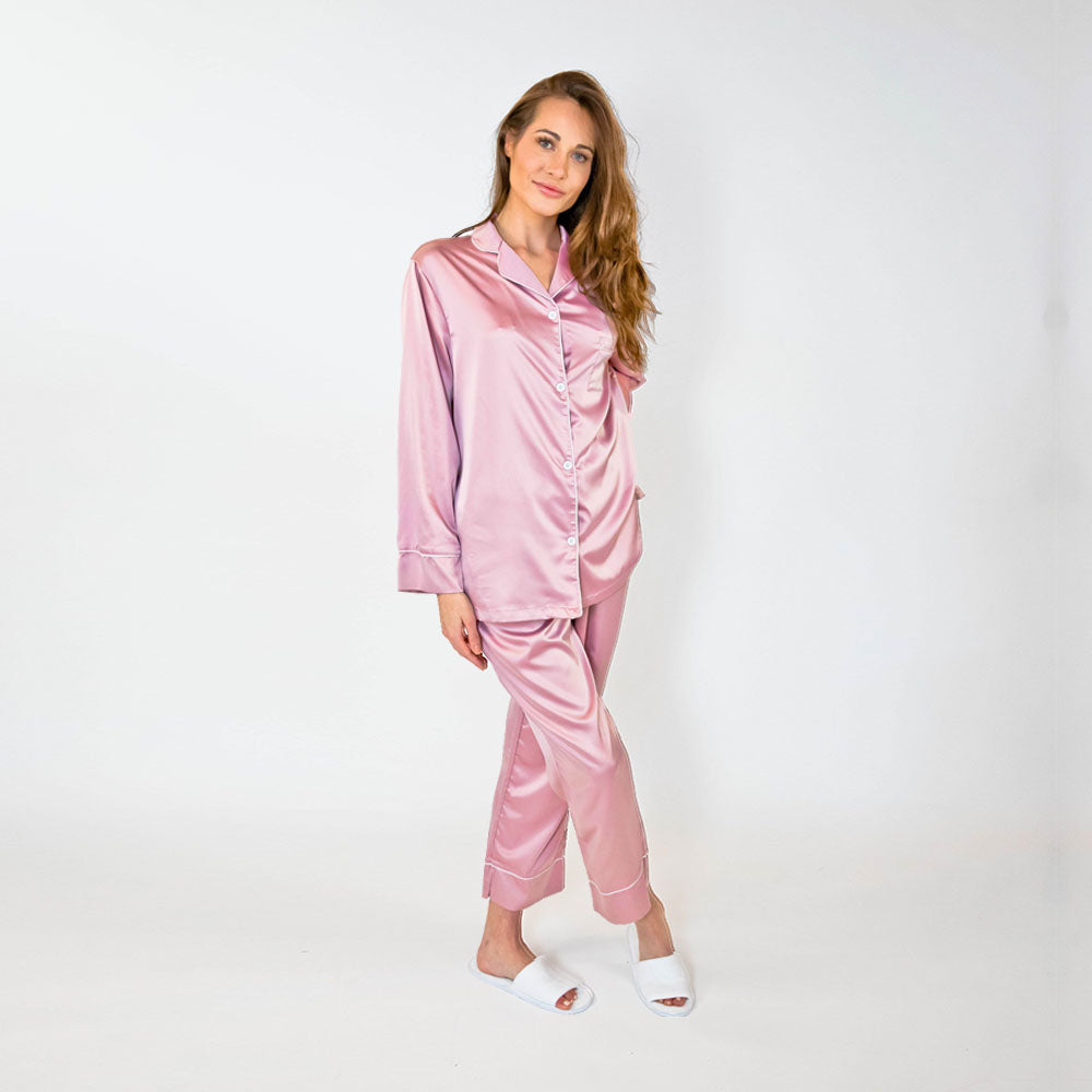 Pajama Pant Set - Dusty Pink