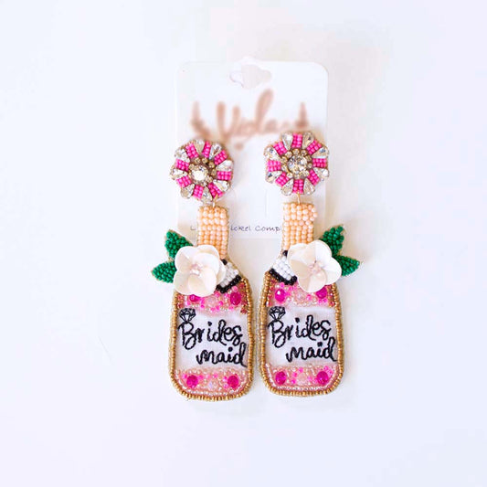 Floral Bridesmaid Earrings