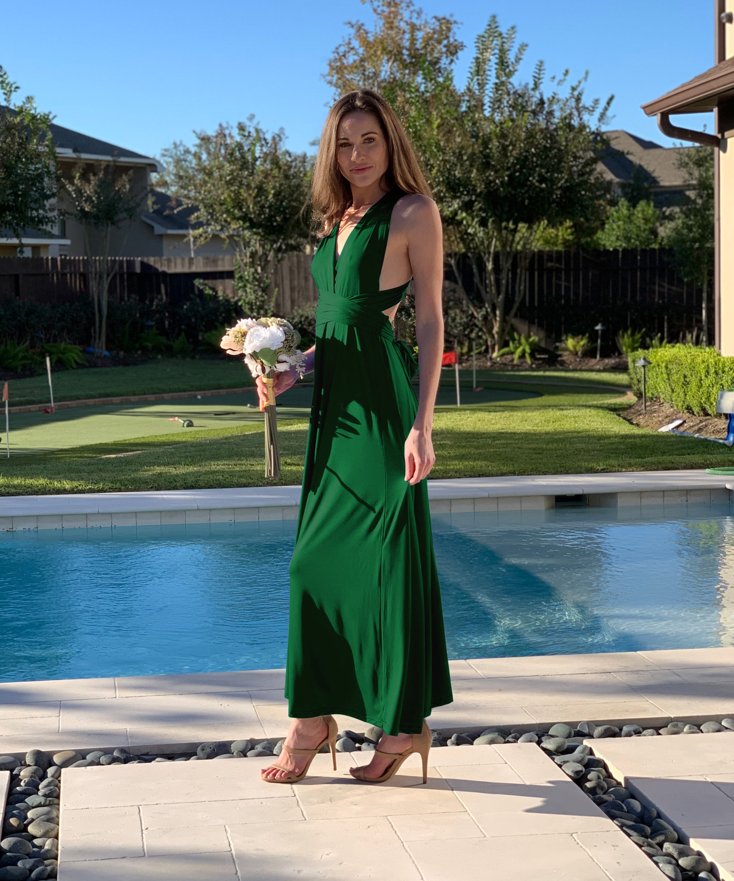 Emerald infinity dress orders