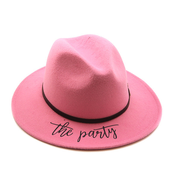 The Party, Wife of the Party Fedora Hats