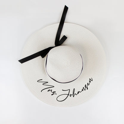 Floppy Hat for the Bride To Be