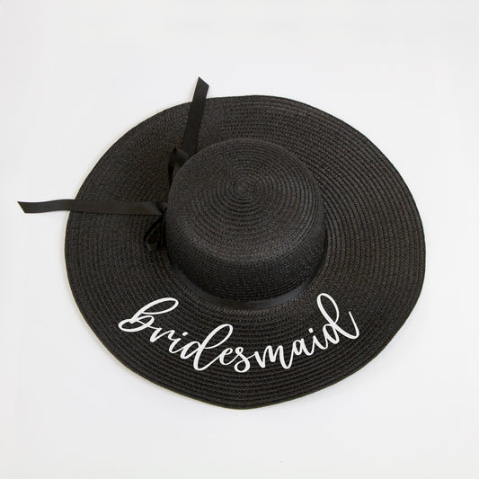 Bride, Bridesmaid, Maid of Honor Floppy Hat