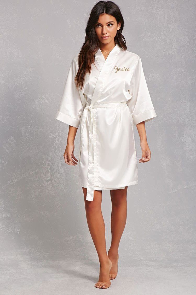 Silk robes shop wedding