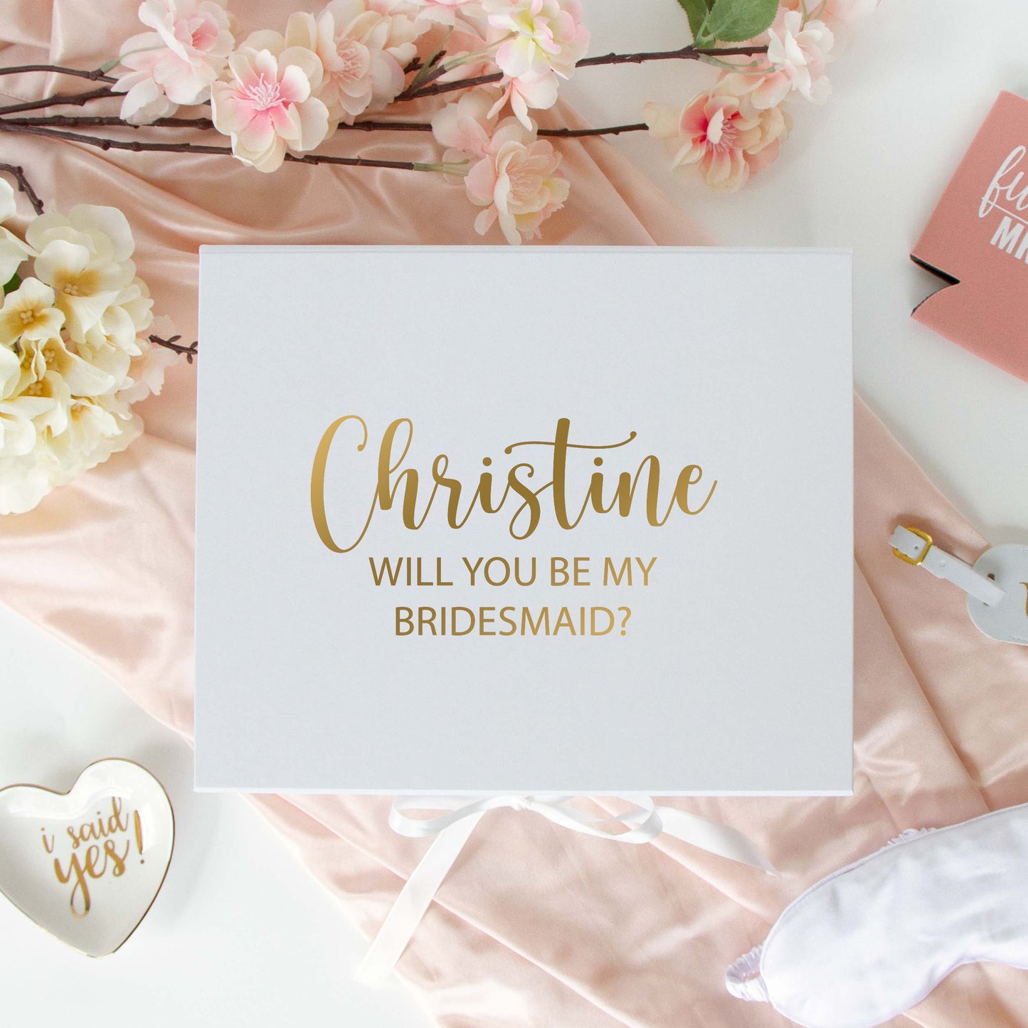 Personalized Will You Be My Bridesmaid Gift Box