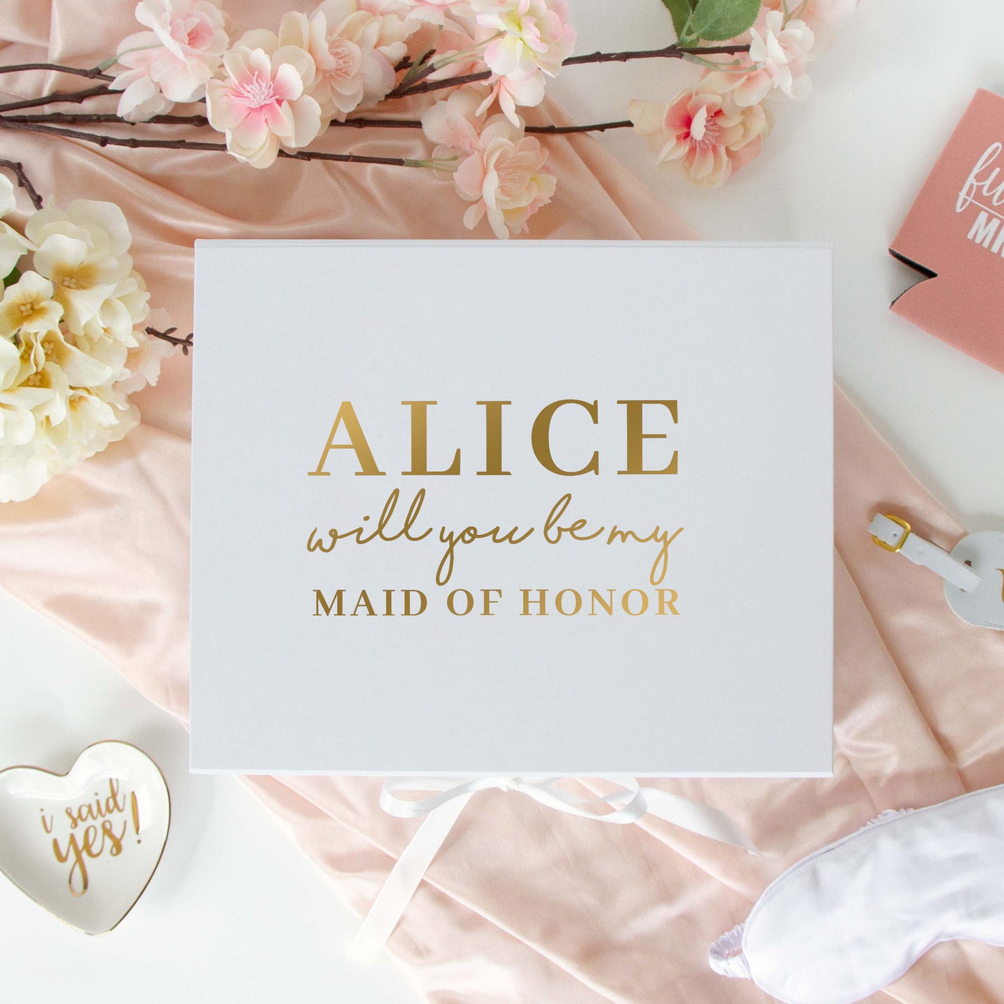 Customized Will You Be My Maid of Honor Gift Box