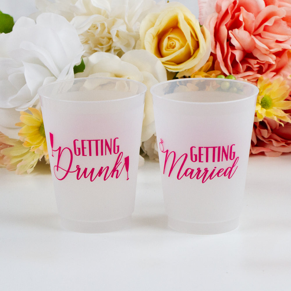 Getting Married, Getting Drunk Frosted Cups