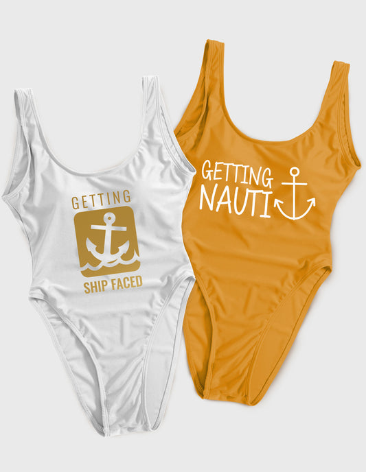 Getting Nauti & Getting Ship Faced Bride Swimsuit