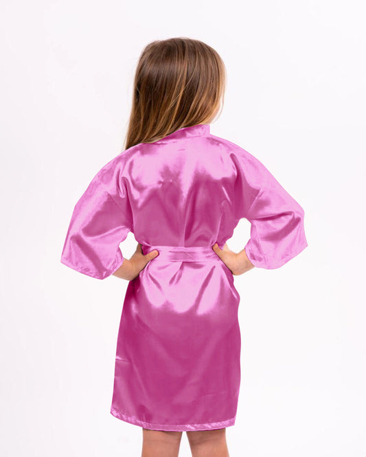 Honeysuckle Satin Kimono Robe