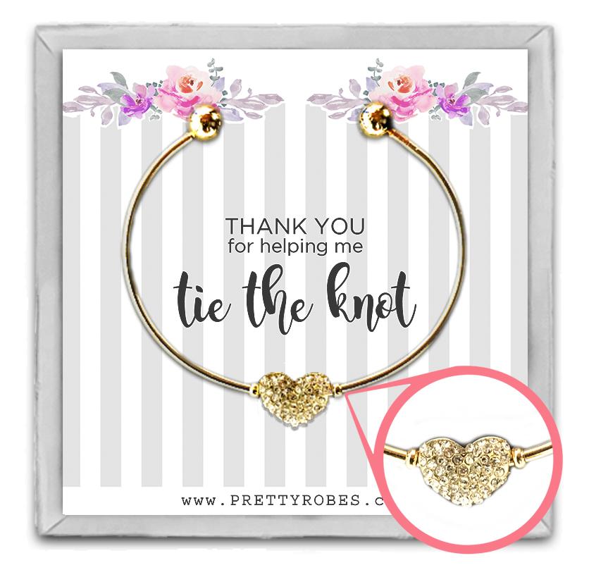 Heart Bracelet - Gold - Design A