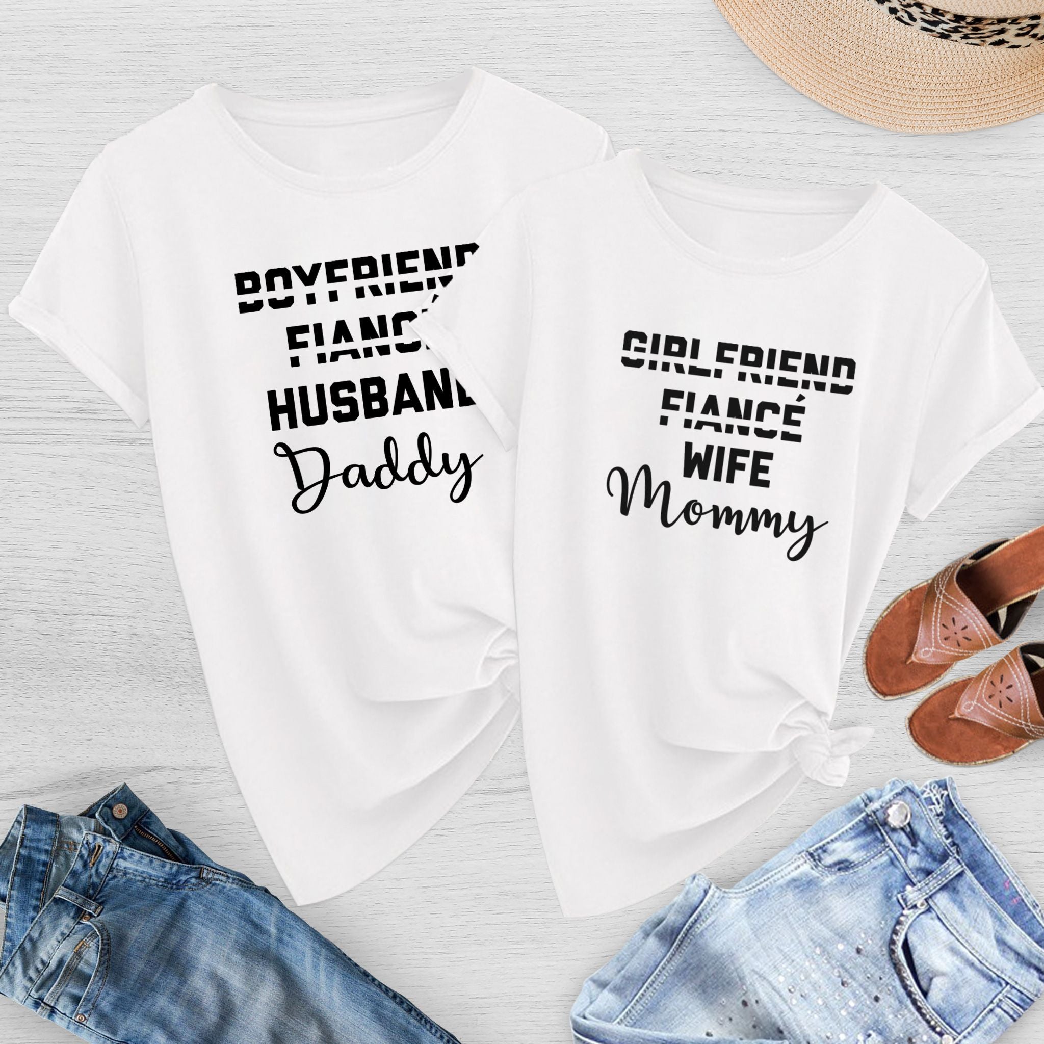 New Parents - Husband Daddy & Wife Mommy