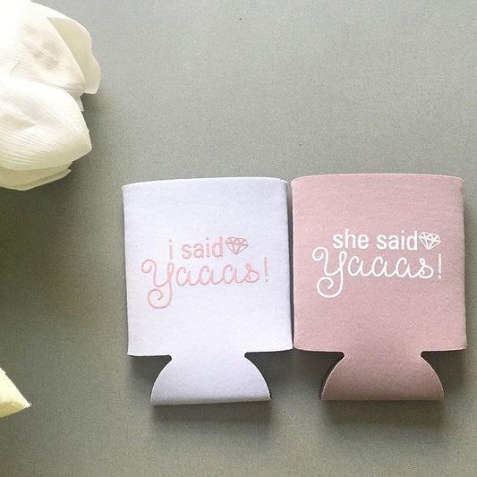 I Said Yaaas She Said Yaaas Koozie