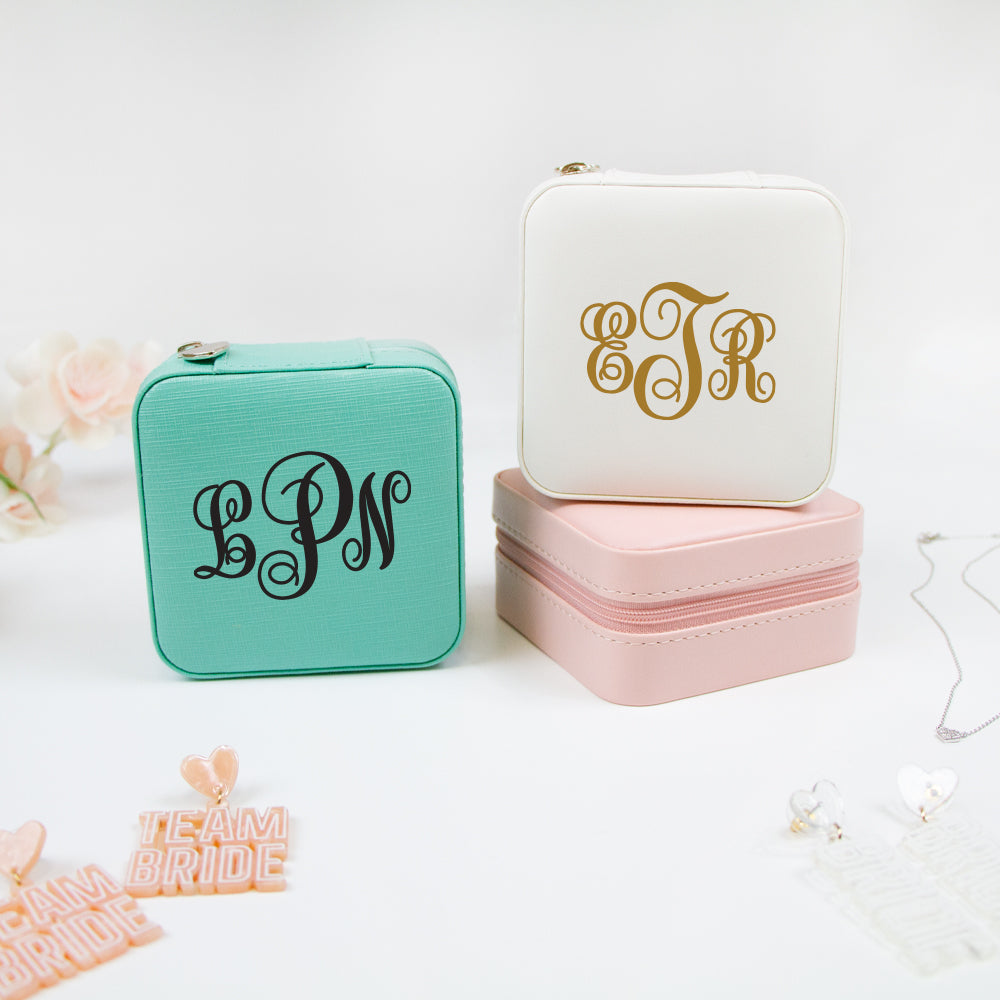 Custom Mrs. Bridal Jewelry Box