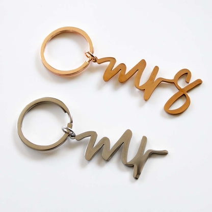 Mr and Mrs Keychains