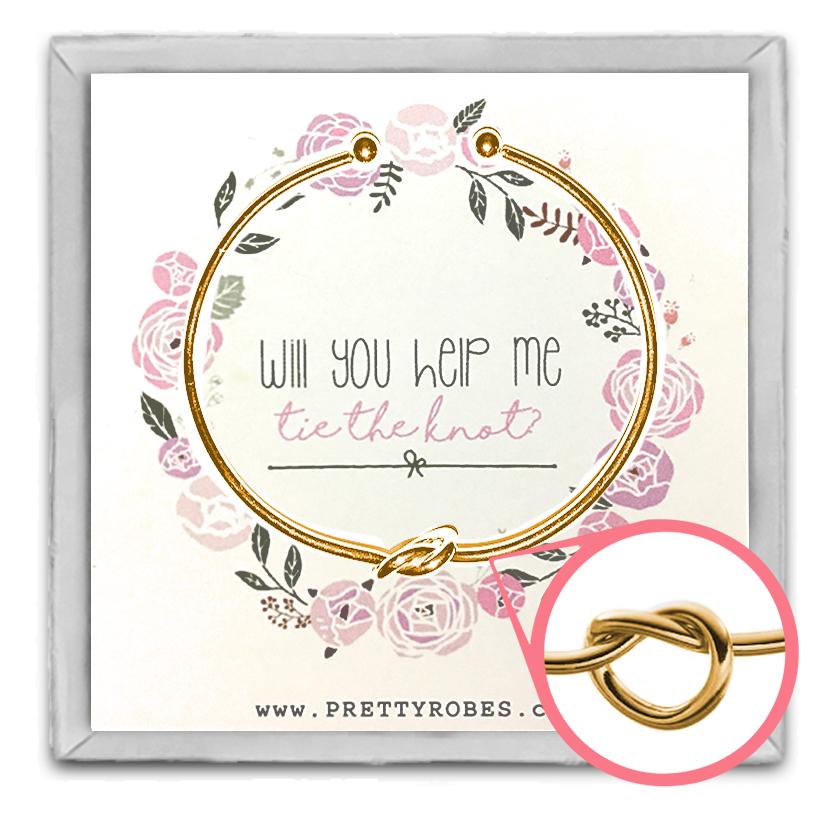 Knot Bracelet - Gold - Design B