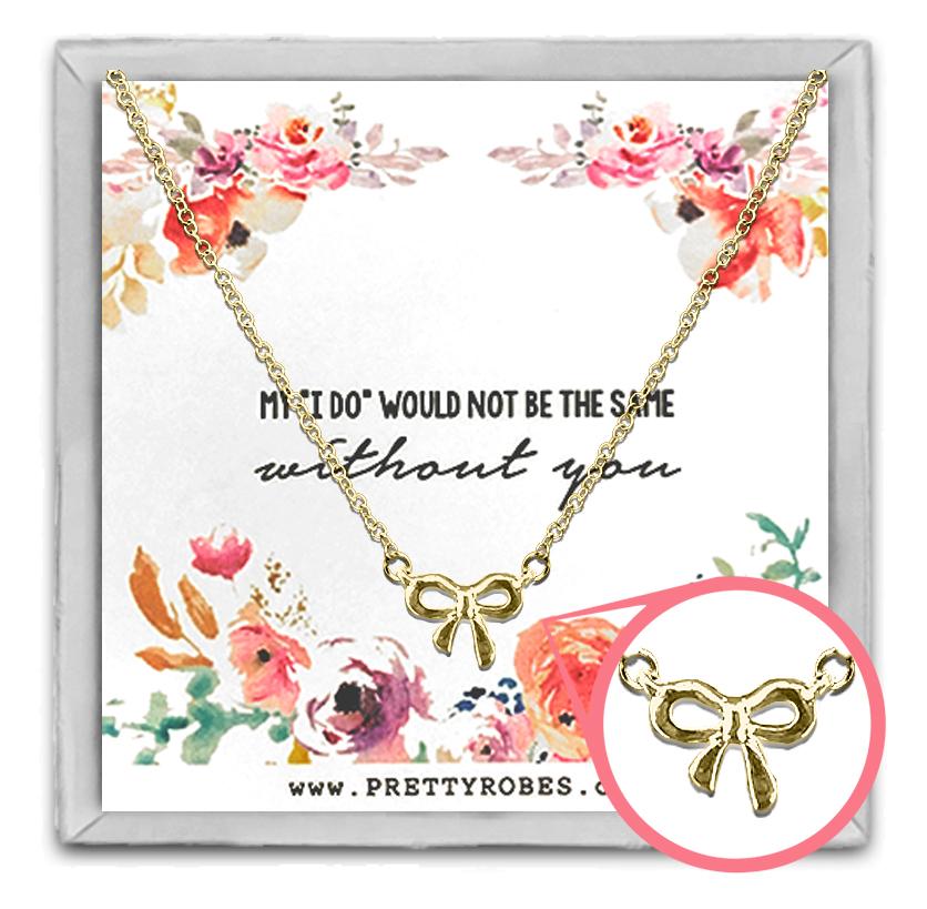 Knot Necklace - Gold - Design C