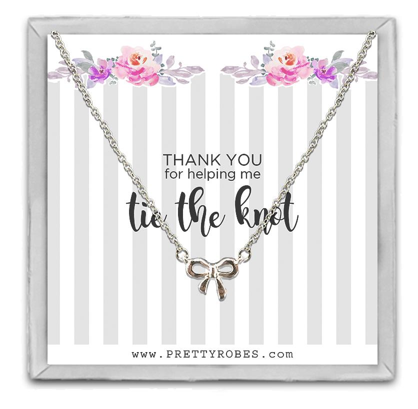 Knot Necklace - Silver - Design A