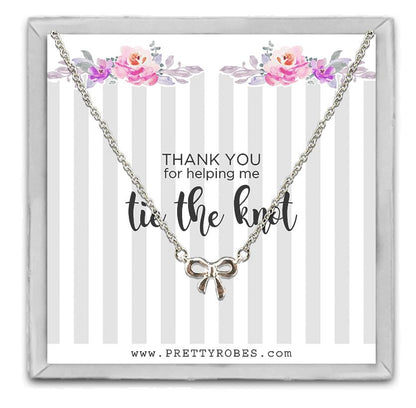 Knot Necklace - Silver - Design A