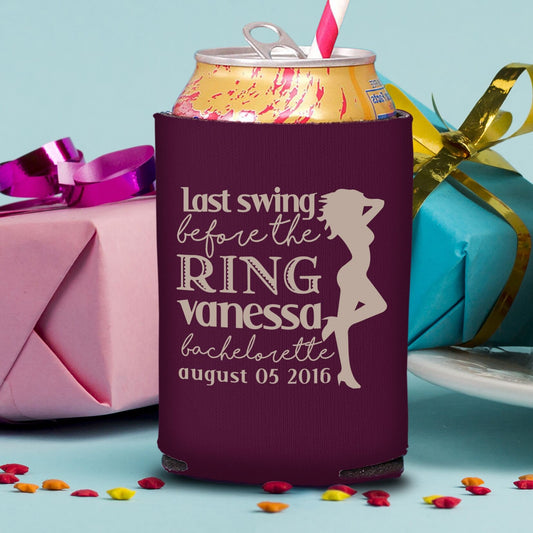 Last Swing Before the Ring Koozie