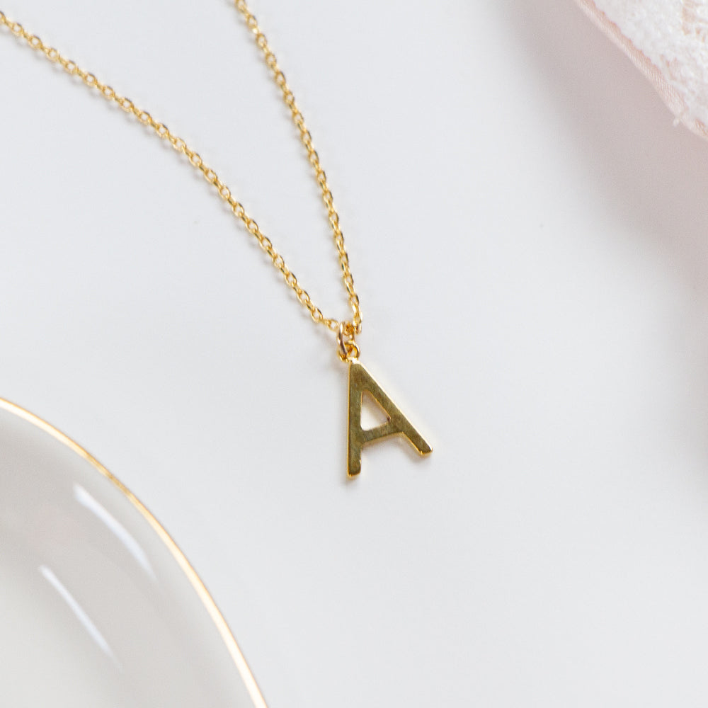 Small Letter Necklace