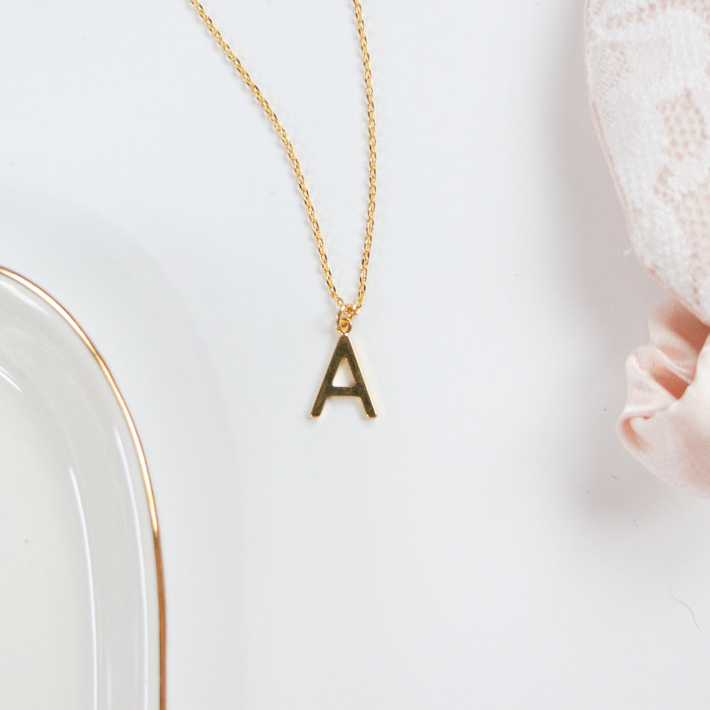 Small Letter Necklace