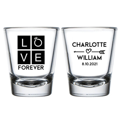 Love Forever Wedding Shot Glasses (92)