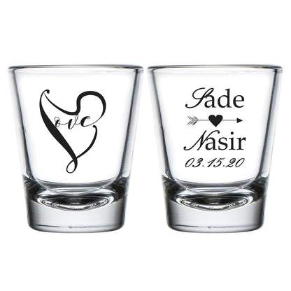 Love Wedding Shot Glasses (130)